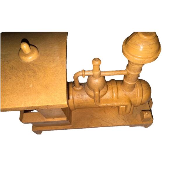 Vintage LIONEL Happy Huff-N-Puff 1970s HH&P Toy Push Train Set Resin w 12 Tracks - Picture 8 of 13